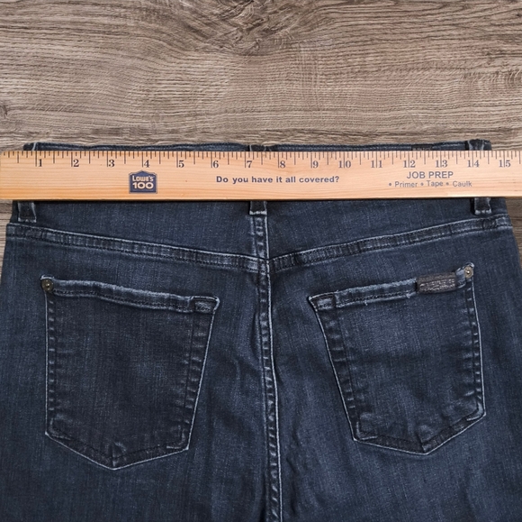 7 For All Mankind Women’s Distressed B(air) High Waist Ankle Skinny Jeans-Sz 30 - Picture 5 of 7